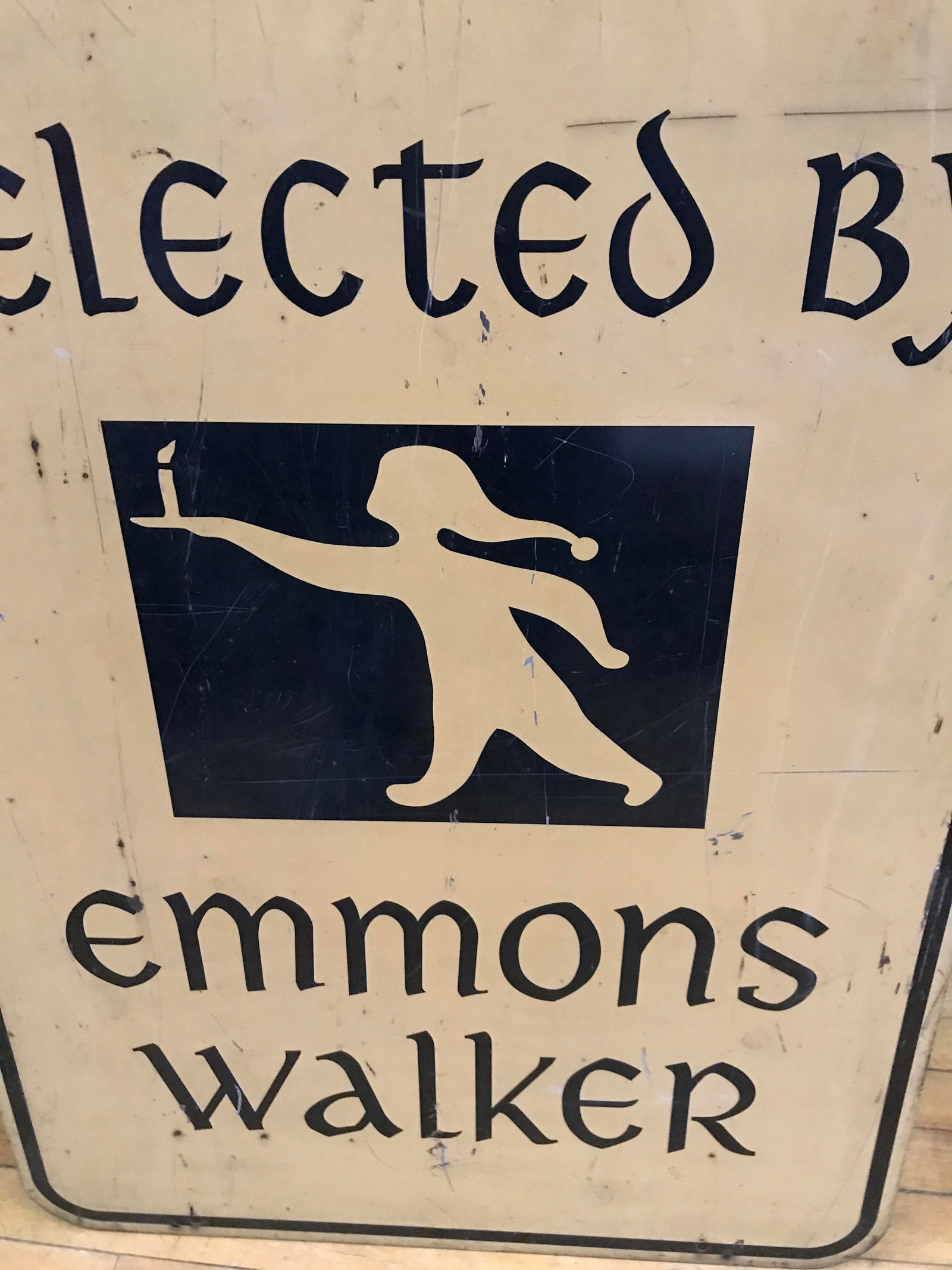 RARE Selected By Emmons Walker Double-Sided Sign