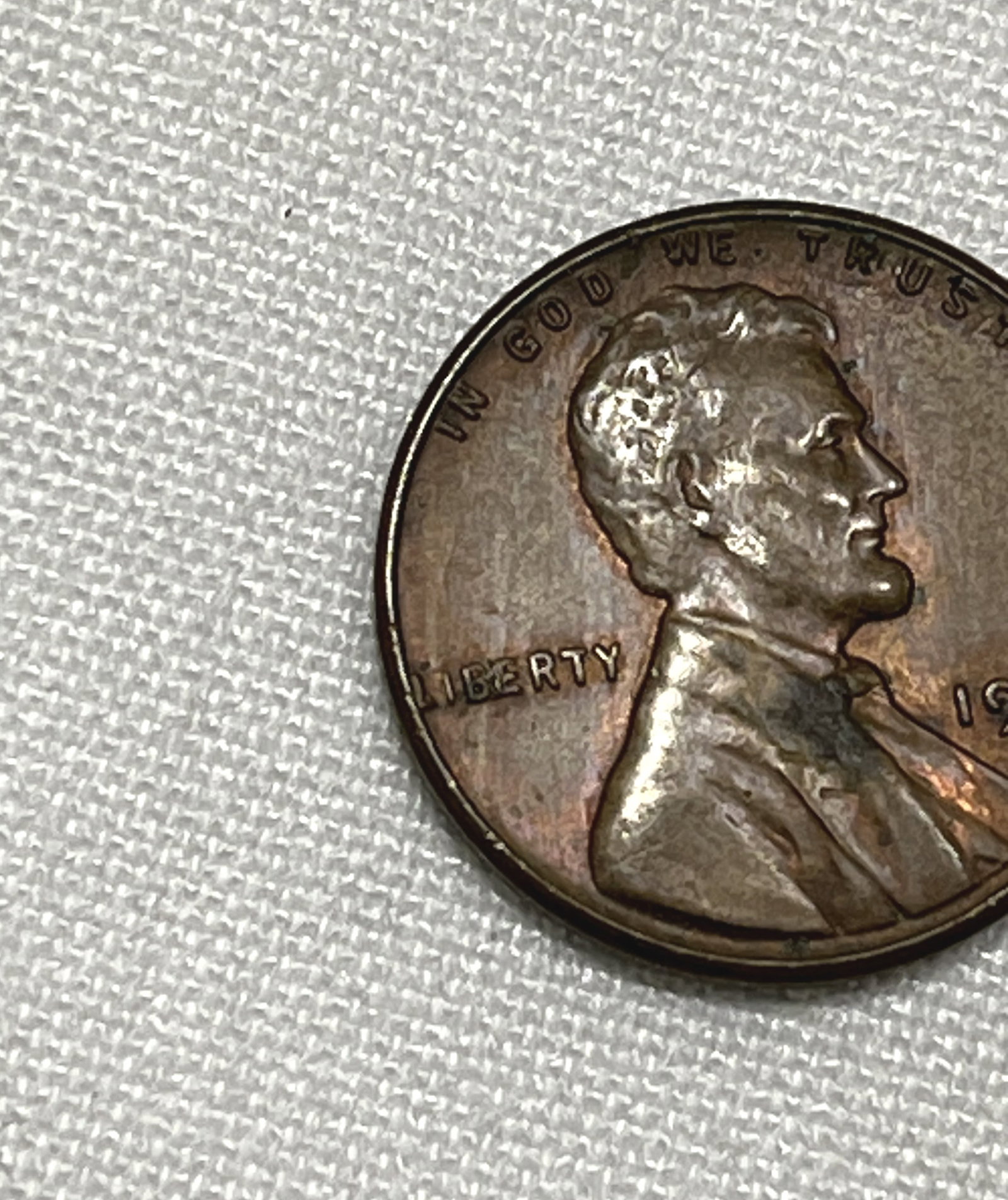Die Break 1957 Lincoln Cent BIE (1 of 6)