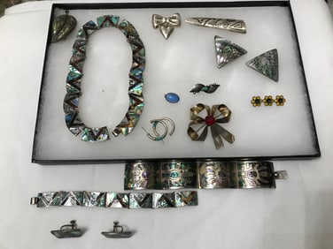 Sterling & Abalone Jewelry Collection