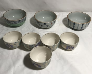 Traditional Japanese Tea Bowls - Matcha Bowls