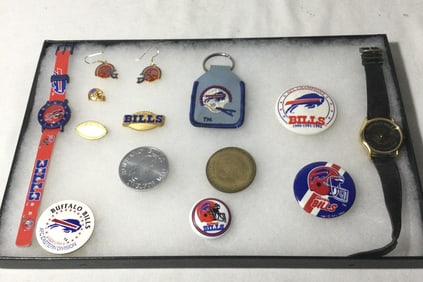 Buffalo Bills Collection, includes Watches, Pins,