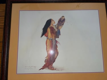 Native Art Claiming Breath by Carol Grigg