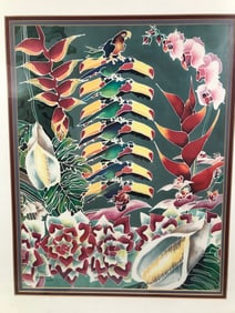 LE Jeanne Nash Birds in Paradise Signed