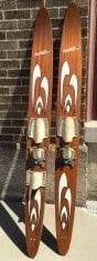 Vintage Wood Water/Snow Skis