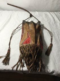 Handmade Native American Leather Bag