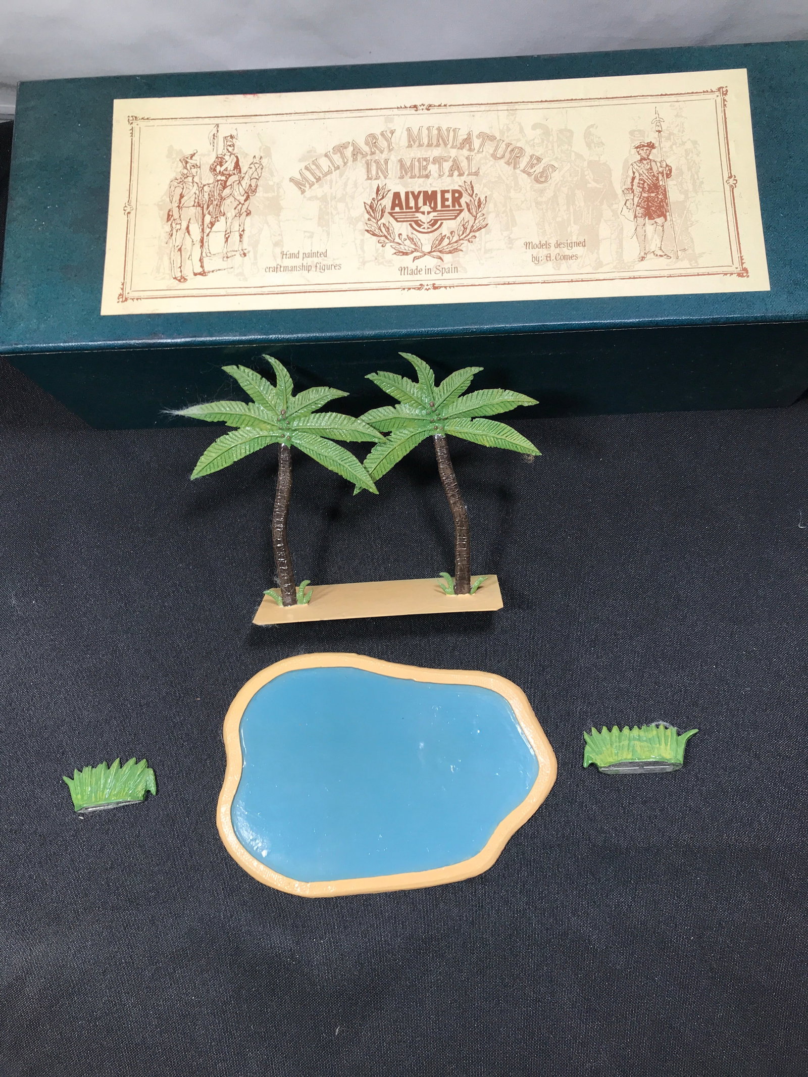Military Miniatures in Metal Alymer El Oasis: 4 piece set in original box