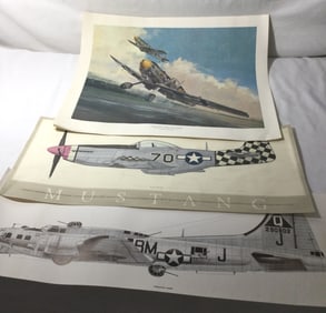 Posters of World War II Aerial War Planes (7)