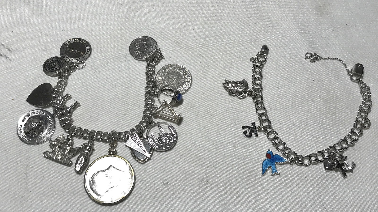 Sterling Charm Bracelets (2): .