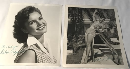 Autographed 8 x 10 Photos of Debbie Reynolds