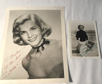 Lizabeth Scott Autographed Photos (2)