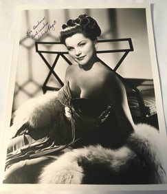 Debra Paget Autographed Picture 8 x 10