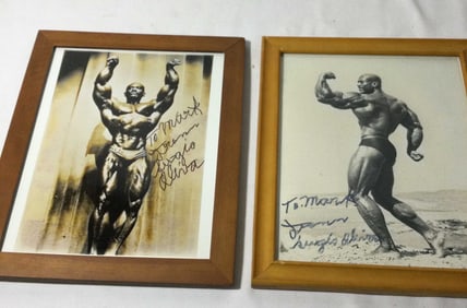 Sergio Oliva Signed Framed Photos