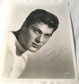 Tony Curtis Autographed Picture 8 x 10