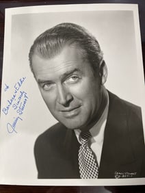Jimmy Stewart Autographed Picture 8 x 10