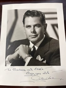 Glenn Ford Autographed Picture 8 x 10