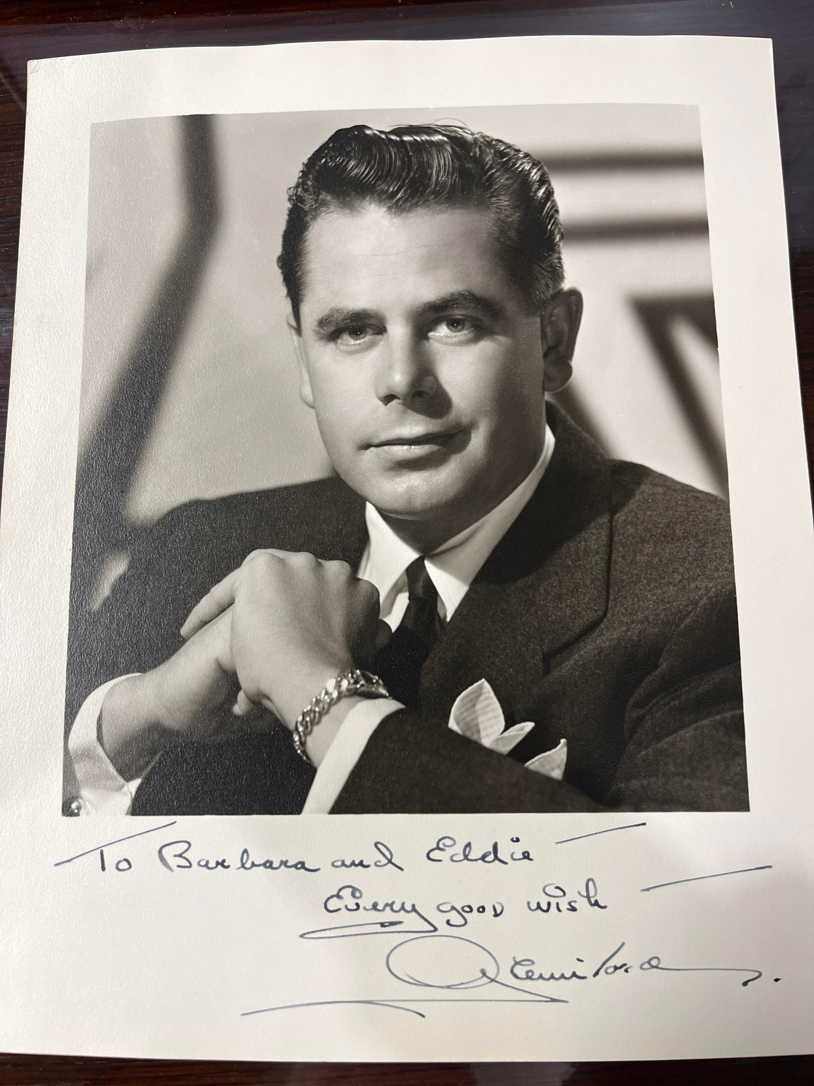 Glenn Ford Autographed Picture 8 x 10 (1 of 3)