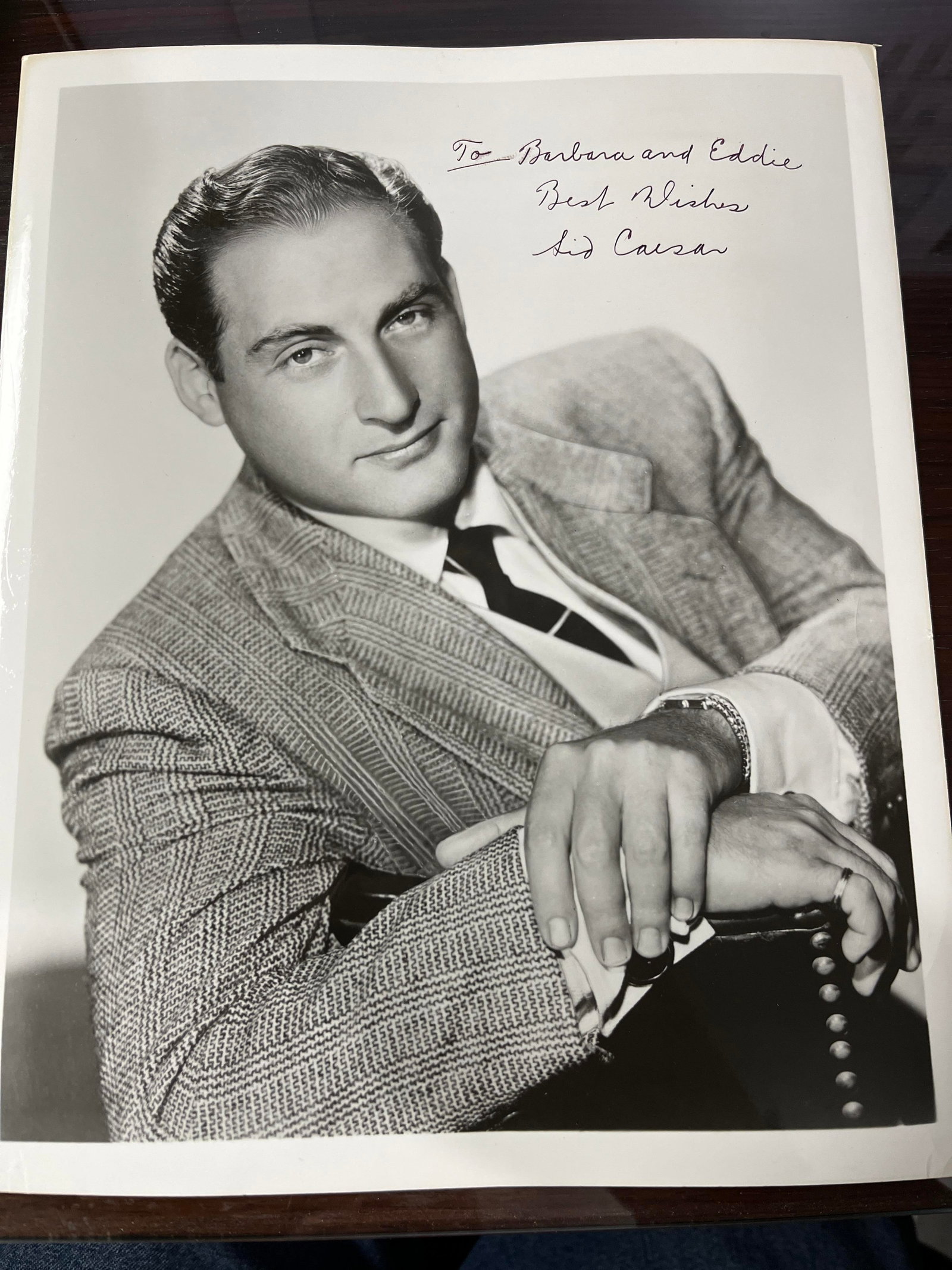 Sid Caesar Autographed 8 x 10 Photo (1 of 3)