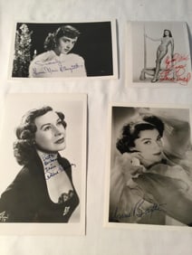 Autographed Photos of Golden Age Actresses (4)