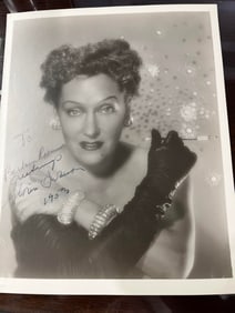 Gloria Swanson Autographed Picture 8 x 10