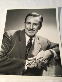 Walt Disney Autographed Picture 8 x 10
