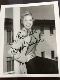 Autographed Janet Leigh Photo 5x4