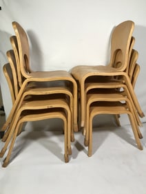 MCM style Community Playthings Bentwood Chairs