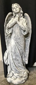 Praying Angel Statue - Cast Stone