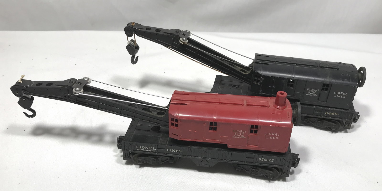 Lionel Lines Railroad Cranes (2): Set of two, same size, each measures 12 inches long