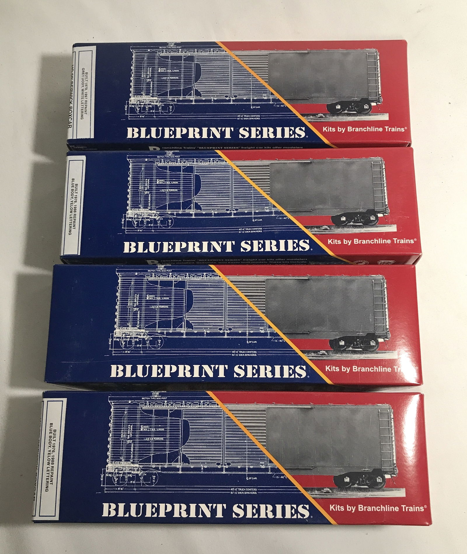 Blueprint Series HO Scale 50'  Berwick Boxcars (4) (1 of 5)