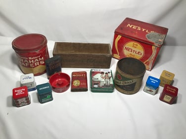 Vintage Advertising Tins