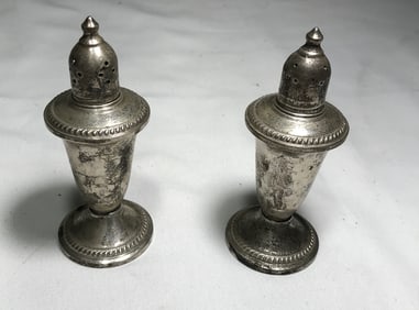 Sterling Silver Salt n Pepper Shakers
