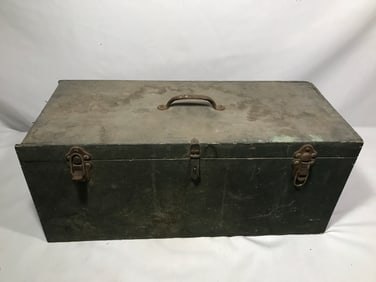 Vintage Wooden Fishing Box
