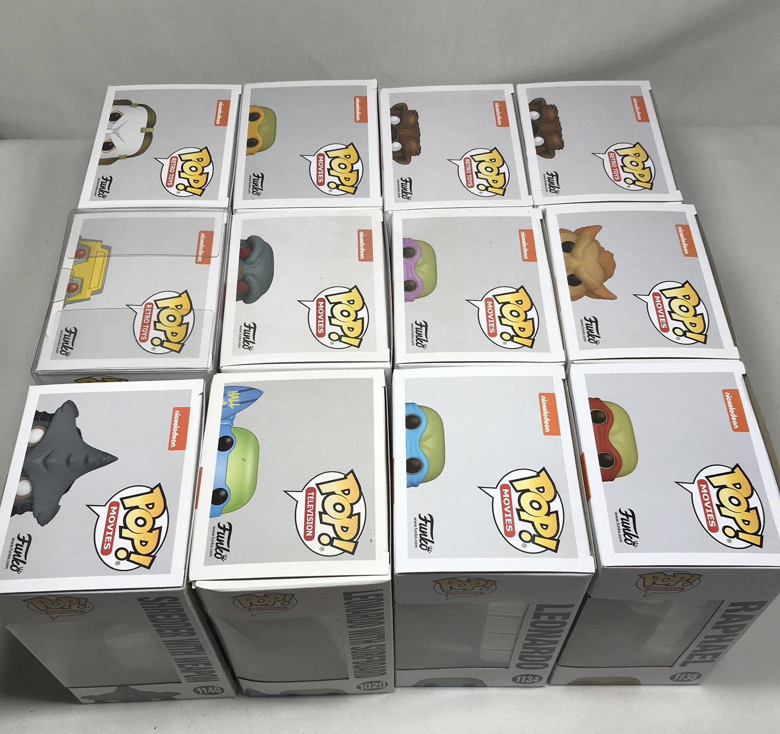 Teenage Mutant Ninja Turtles Funko Pop: Set of 12, all in box