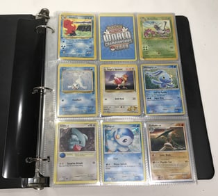 Binder of Pokémon Cards