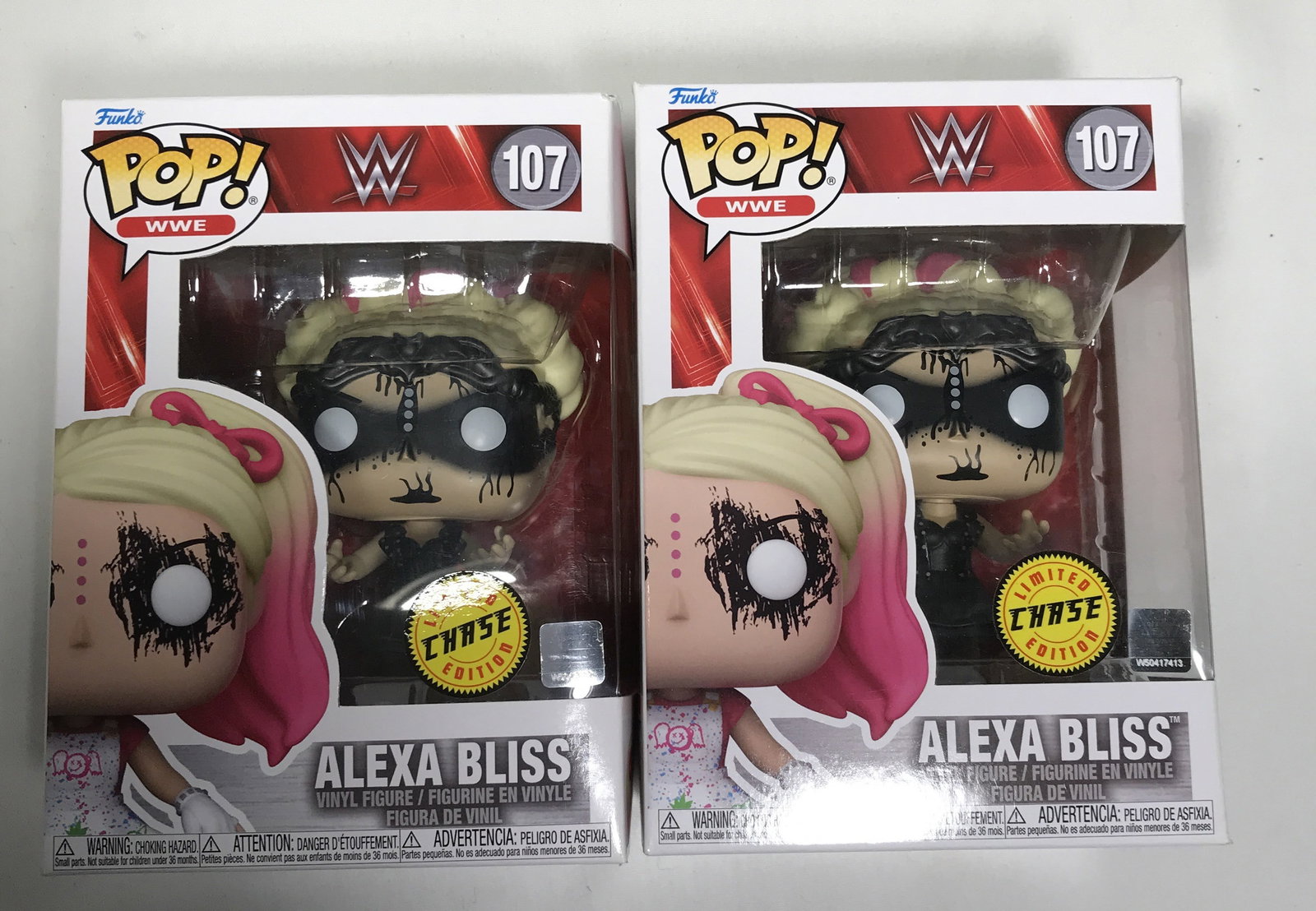 Alexa Bliss WWE Funko Pop Limited Edition: In box, set of two