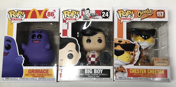Ad Icons Funko Pop set of 3
