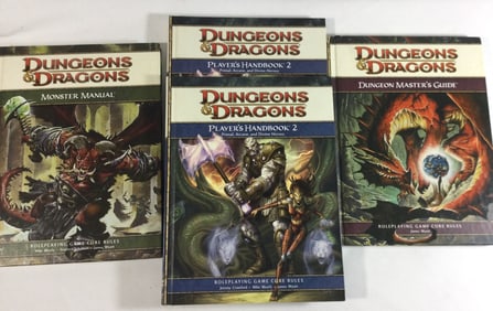 Dungeons & Dragons 4th Edition Books (4)