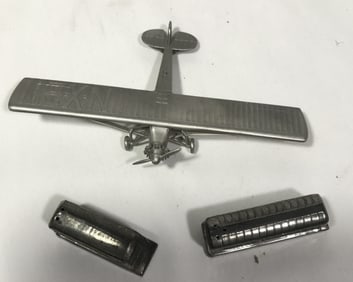 Vintage Metal Plane and Trains