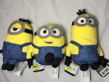 Minions Plush Stuffed Toys (3)