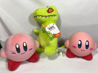 Kirby Toys & Rugrats Reptar Stuffed Toy