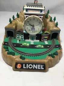 Lionel Clock Tunnel with tracks and Town hall