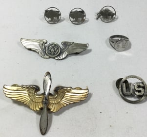 Military Pins, Cufflinks, Tie Tacks & Ring