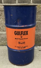 Gulflex 120 lbs. A Grease Drum