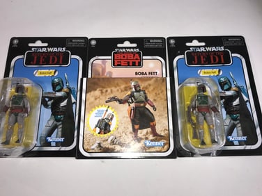 Star Wars Boba Fett Action Figures (3)