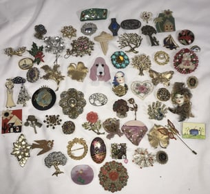 Large Brooches & Pins Collection