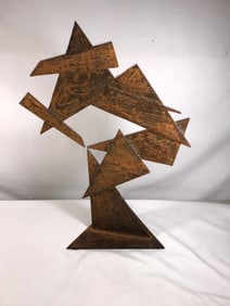 Abstract Metal Sculpture by Carroll ‘98