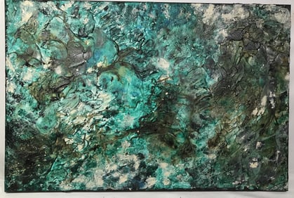 Enid Edelman TIDAL POOL Acrylic on Canvas