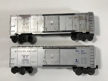 Lionel Western Pacific Boxcars 6464 (2)