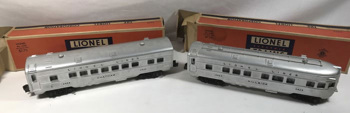 Lionel Lines 2422 & 2423 Train Cars