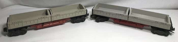 Lionel Twin Bin Coal Dump Cars (2)